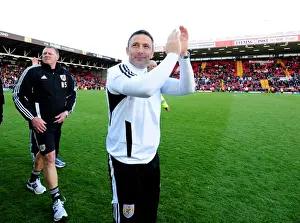 Derek McInnes Leads Bristol City Against Barnsley at Ashton Gate, 2012