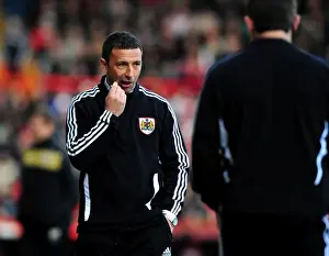 Bristol City V Barnsley Prints: Derek McInnes Leads Bristol City Against Barnsley at Ashton Gate Stadium