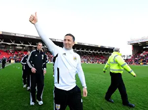 Derek McInnes Leads Bristol City Against Barnsley at Ashton Gate Stadium, 2012