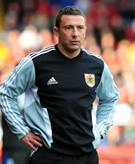 Bristol City V Birmingham City Prints: Derek McInnes Leads Bristol City Against Birmingham City in Championship Match at Ashton Gate Stadium - 23/10/2011