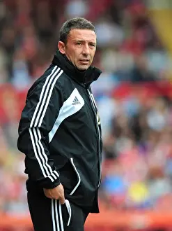 Derek McInnes Leads Bristol City Against Blackburn Rovers in Championship Football Match at Ashton Gate Stadium, September 15, 2012