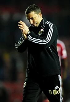 Images Dated 10th March 2012: Derek McInnes Leads Bristol City Against Cardiff City at Ashton Gate Stadium, March 10, 2012