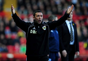 Bristol City V Cardiff City Prints: Derek McInnes Leads Bristol City Against Cardiff City at Ashton Gate Stadium