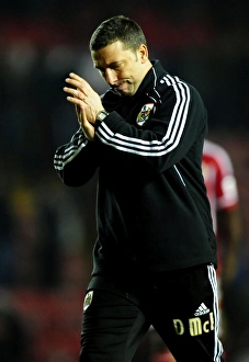 Bristol City V Cardiff City Prints: Derek McInnes Leads Bristol City Against Cardiff City at Ashton Gate Stadium