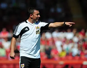 Bristol City V Cardiff City Prints: Derek McInnes Leads Bristol City Against Cardiff City in Championship Clash, 2012