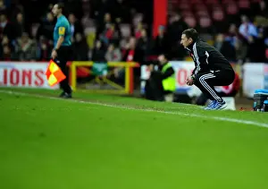 Derek McInnes Leads Bristol City in Championship Battle Against Charlton Athletic, November 2012
