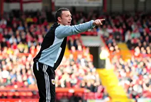 Bristol City V Birmingham City Prints: Derek McInnes Leads Bristol City in Championship Clash against Birmingham City at Ashton Gate Stadium (October 23)