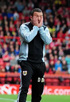 Bristol City V Birmingham City Prints: Derek McInnes Leads Bristol City in Championship Clash Against Birmingham City at Ashton Gate Stadium (October 23)