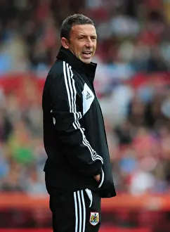 Bristol City V Blackburn Rovers Prints: Derek McInnes Leads Bristol City in Championship Clash Against Blackburn Rovers