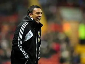 Derek McInnes Leads Bristol City in Championship Clash against Burnley, October 2012