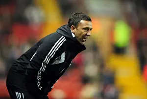 Derek McInnes Leads Bristol City in Championship Clash against Burnley, October 2012