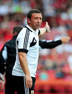 Derek McInnes Leads Bristol City in Championship Clash against Cardiff City, August 2012