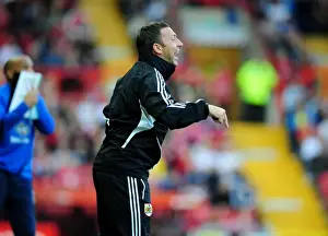 Derek McInnes Leads Bristol City in Championship Clash Against Crystal Palace, 2012