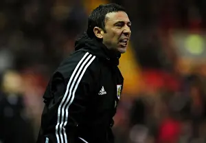 Bristol City V Doncaster Rovers Prints: Derek McInnes Leads Bristol City in Championship Clash against Doncaster Rovers at Ashton Gate Stadium (21/01/2012)