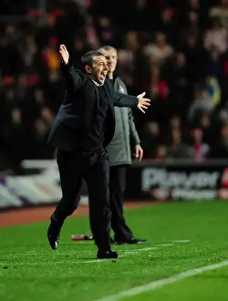 Southampton V Bristol City Prints: Derek McInnes Leads Bristol City in Championship Clash against Southampton - 30/12/2011