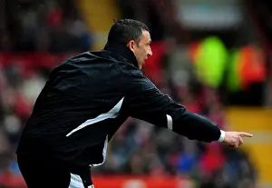 Derek McInnes Leads Bristol City Against Coventry City at Ashton Gate Stadium, April 2012