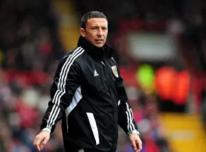 Derek McInnes Leads Bristol City Against Coventry City at Ashton Gate Stadium, April 2012 (Bristol City vs Coventry City)
