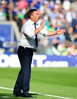 Derek McInnes Leads Bristol City at King Power Stadium, October 2012 - Football Championship Match
