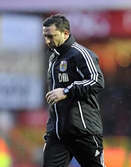 Images Dated 12th January 2013: Derek McInnes Leads Bristol City Against Leicester City in Championship Clash, January 2013