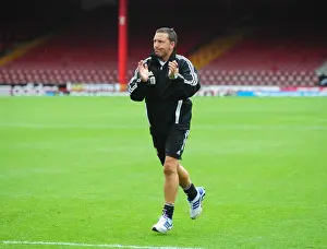 Louis Carey Testimonial Prints: Derek McInnes Leads Bristol City in Louis Carey's Testimonial Match against Bristol Rovers (2012)