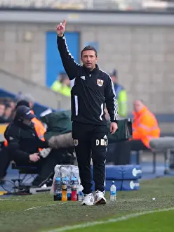 Millwall V Bristol City Prints: Derek McInnes Leads Bristol City Against Millwall in 2011 Championship Clash at Selhurst Park