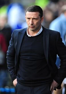 Images Dated 3rd March 2012: Derek McInnes Leads Bristol City at Portman Road, March 2012