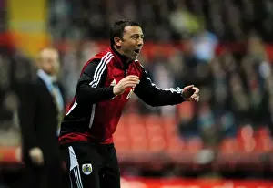 Derek McInnes Leads Bristol City Against Watford at Ashton Gate Stadium, 2012