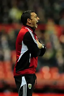 Derek McInnes Leads Bristol City Against Watford at Ashton Gate Stadium, 2012