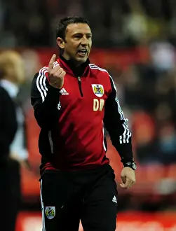 Bristol City V Watford Prints: Derek McInnes Leads Bristol City Against Watford at Ashton Gate Stadium, 2012