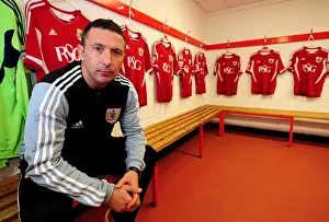 Derek McInnes Prints: Derek McInnes Takes Charge: New Manager of Bristol City Football Club (201011) at Ashton Gate Stadium
