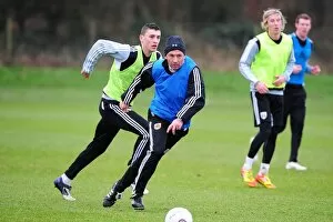 Training 10-1-12 Collection: Derek McInnes Training with Bristol City FC, January 2012