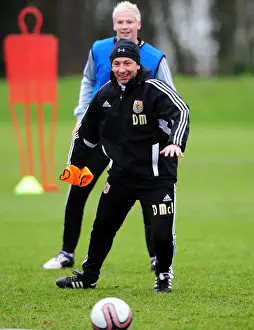 Derek McInnes Training with Bristol City Football Club - Memorial Stadium, January 2012