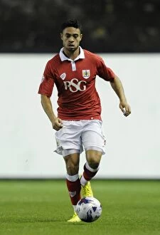 Images Dated 12th August 2014: Derrick Williams in Action: Bristol City vs Oxford United, Capital One Cup First Round