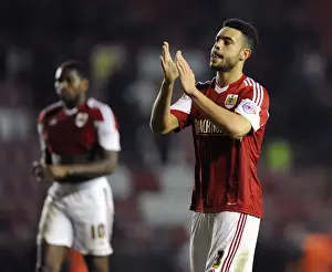 Derrick Williams in Action: Bristol City vs Swindon Town, Sky Bet League One, Ashton Gate
