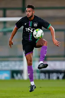 Framed Print : Derrick Williams in Action: Bristol City vs Yeovil Town, Pre-Season Friendly at Huish Park Stadium (30 / 07 / 2015)