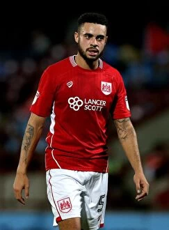 Images Dated 23rd August 2016: Derrick Williams in Action: Scunthorpe United vs. Bristol City, EFL Cup 2016