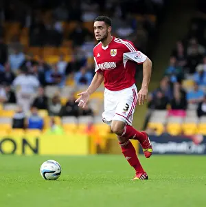 Derrick Williams of Bristol City in Action Against Port Vale at Vale Park, 2013