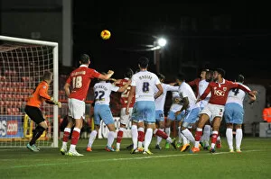 Images Dated 10th December 2014: Derrick Williams Scores the Opener: Bristol City vs. Coventry City, Johnstones Paint Trophy