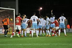Images Dated 10th December 2014: Derrick Williams Scores Opening Goal: Bristol City vs Coventry City, Johnstones Paint Trophy