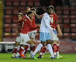 Bristol City V Coventry City Prints: Derrick Williams Scores the Thrilling Winning Goal for Bristol City Against Coventry City