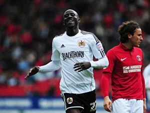 Images Dated 4th May 2013: Determination Personified: Albert Adomah's Battle at The Valley (Npower Championship)