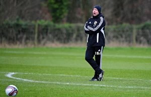 Images Dated 12th January 2012: Determined Derek McInnes: January 2012 - Bristol City Football Club Coach