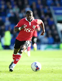 Chesterfield Prints: Determined Strike: Kieran Agard Scores for Bristol City against Chesterfield in League One