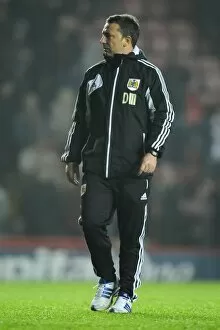Images Dated 23rd October 2012: Devastated McInnes Suffers Last-Minute Championship Defeat for Bristol City against Burnley