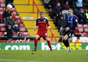 Bristol City V Barnsley Prints: Disallowed Goal: Steven Davies of Bristol City Frustration Against Barnsley in Npower Championship