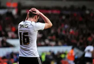 Black Pool Prints: Disallowed Goal: Steven Davies Reaction (Blackpool vs. Bristol City, 2013)