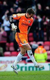 Double the Joy: Tom Heaton and Steven Davies Euphoric Goal Celebration, Bristol City vs. Middlesbrough (2013)