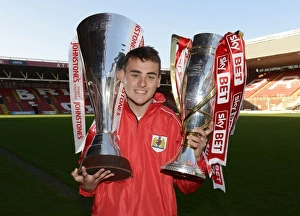 Framed Print : Double Trophy Victory: Bristol City Academy Celebrates Johnstone Paint Trophy and Sky Bet League One Championships - May 2015 Framed Print : Double Trophy Victory: Bristol City Academy Celebrates Johnstone Paint Trophy and Sky Bet League One Championships - May 2015
