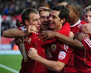 Double Trouble: Brett Pitman and Jamie McAllister's Euphoric Championship Goal Celebration (Bristol City vs. Sheffield United, 2010)