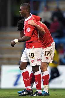 Gillingham V Bristol City Prints: Double Trouble: Cunningham and Agard's FA Cup Goals for Bristol City